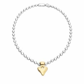 Collier-pour-Femme-Bille-et-Coeur- Uno-de-50-Bijoux-L'Inédit