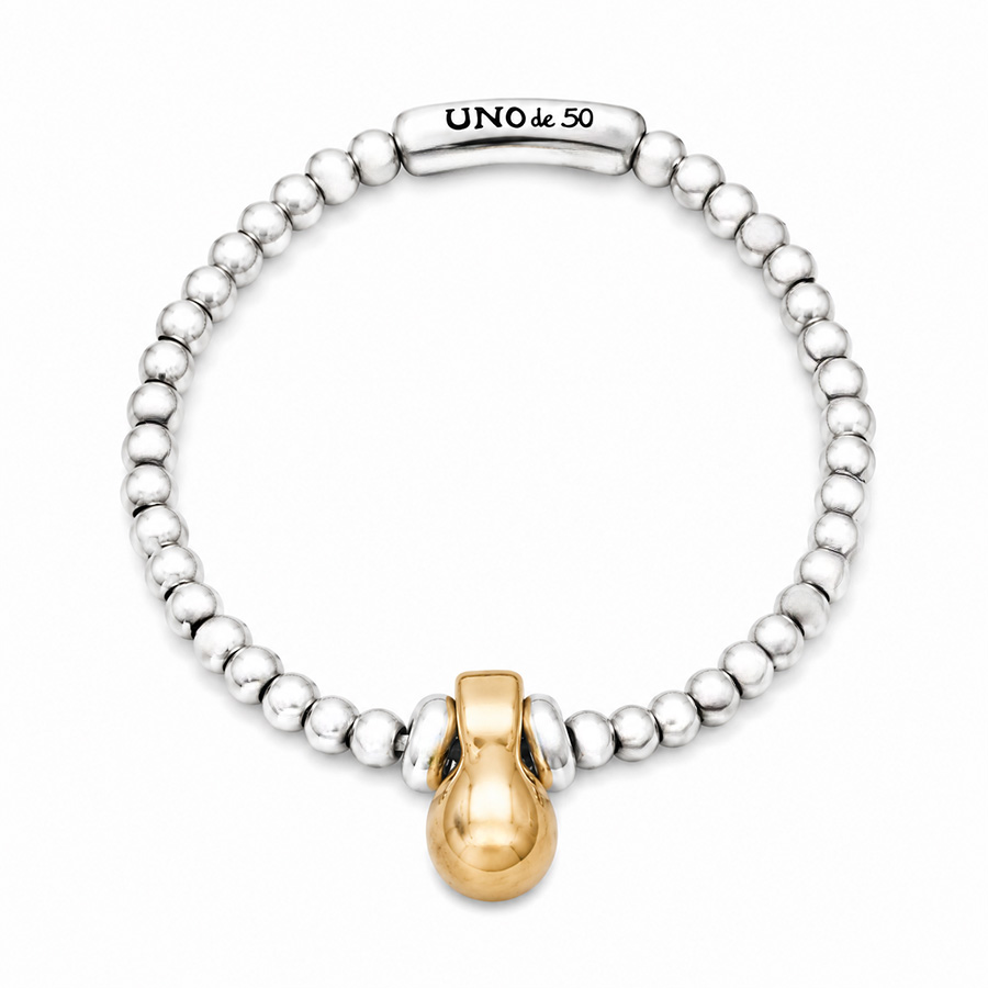 Bracelet-pour-Femme-Gravité-2-Tons-Uno-de-50-Bijoux-L'Inédit