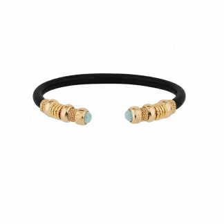 Bracelet-pour-Femme-Sari-Acétate-Noir-Gas-Bijoux-Bijoux-L'Inédit