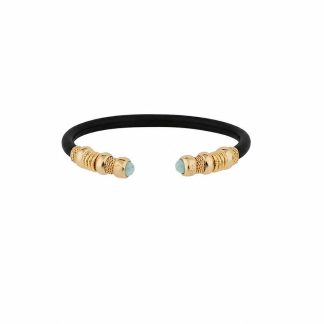 Bracelet-pour-Femme-Sari-Acétate-Noir-Gas-Bijoux-Bijoux-L'Inédit