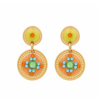 Boucles-d'Oreilles-pour-Femme-Sequin-Lime-et-Orange-Gas-Bijoux-Bijoux-L'Inédit