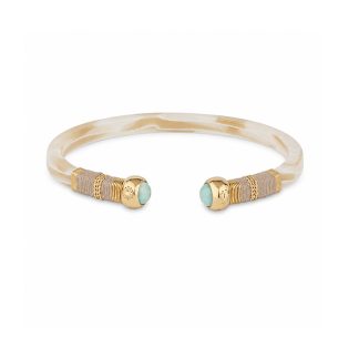 Bracelet-pour-Femme-Sari-Emballé-Taupe-Gas-Bijoux-Bijoux-L'Inédit
