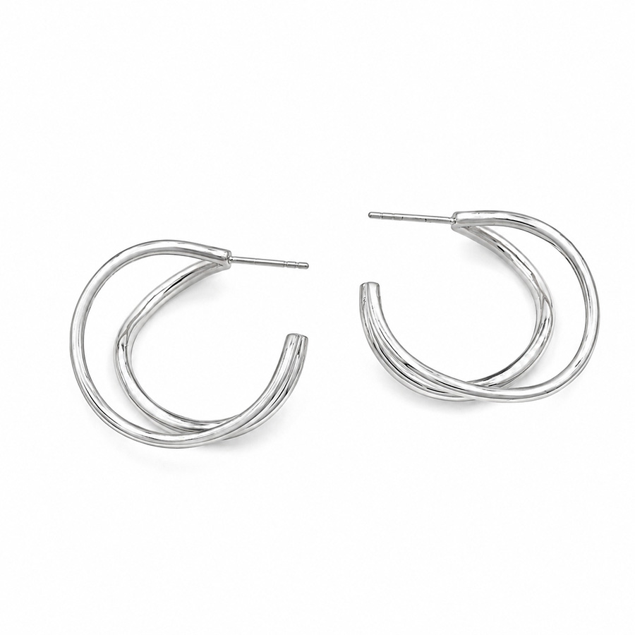 Boucles-d'Oreilles-pour-Femme-Élyne-Argent-Sterling-Bijoux-L'Inédit