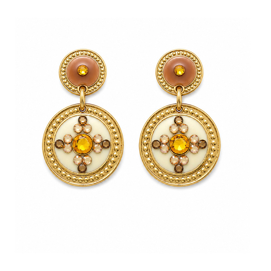 Boucles-d'Oreilles-pour-Femme-Sequin-Blanche-Gas-Bijoux-Bijoux-L'Inédit