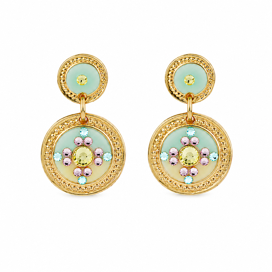 Boucles-d'Oreilles-pour-Femme-Sequin-Menthe-Gas-Bijoux-Bijoux-L'Inédit