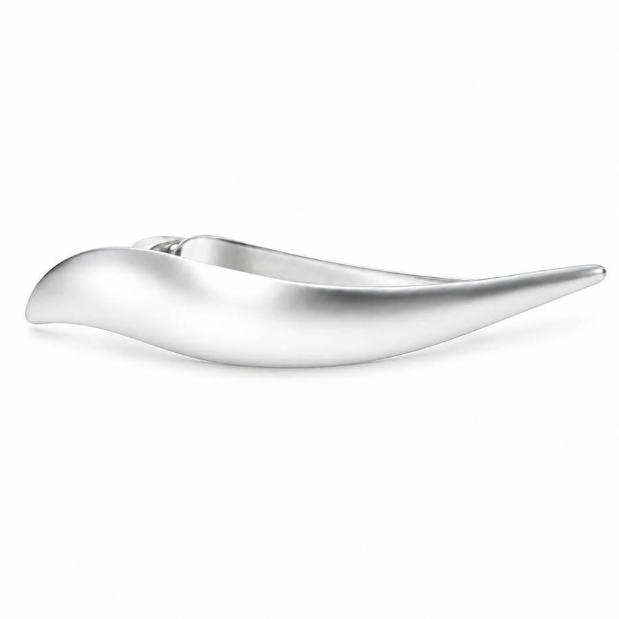 Pince-à-Cheveux-pour-Femme-Icon-Argent-Brossé-Ficcare-Bijoux-L'Inédit