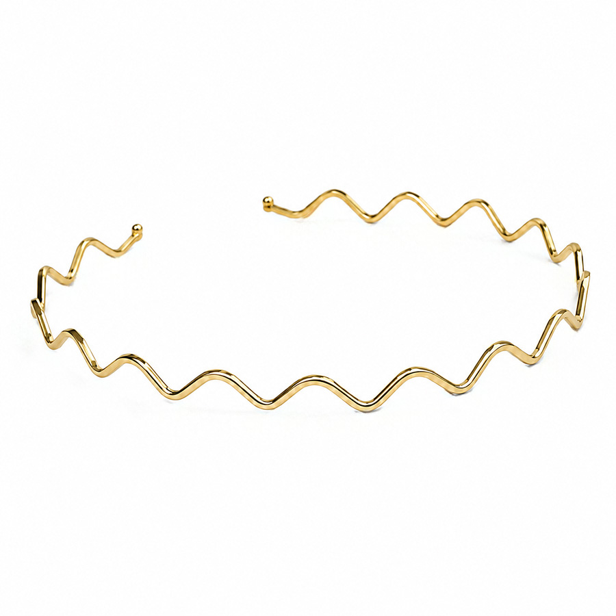 Serrre-Tête-pour-Femme-Ondulé-Doré-Ficcare-Bijoux-L'Inédit