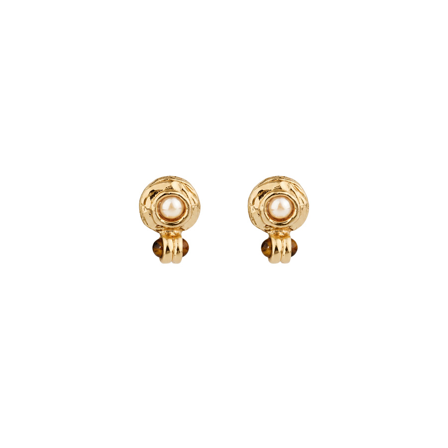 Boucles-d'Oreilles-pour-Femme-Amarante-Mini-Perle-Gas-Bijoux-Bijoux-L'Inédit