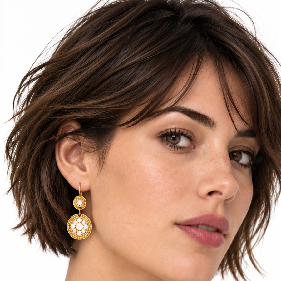 Boucles-d'Oreilles-pour-Femme-Dormeuse-Sequin-Gas-Bijoux-Bijoux-L'Inédit