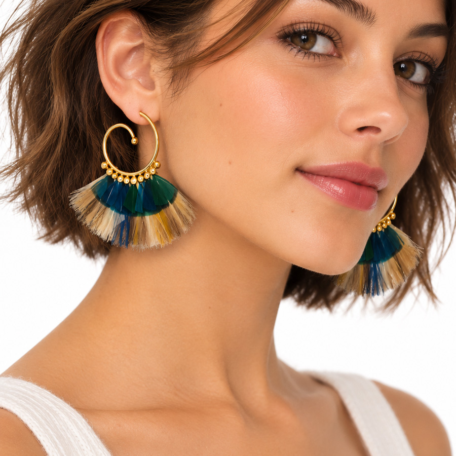 Boucles-d'oreilles-pour-Femme-Créoles-Buzios-Gas-Bijoux-Bijoux-L'Inédit 2